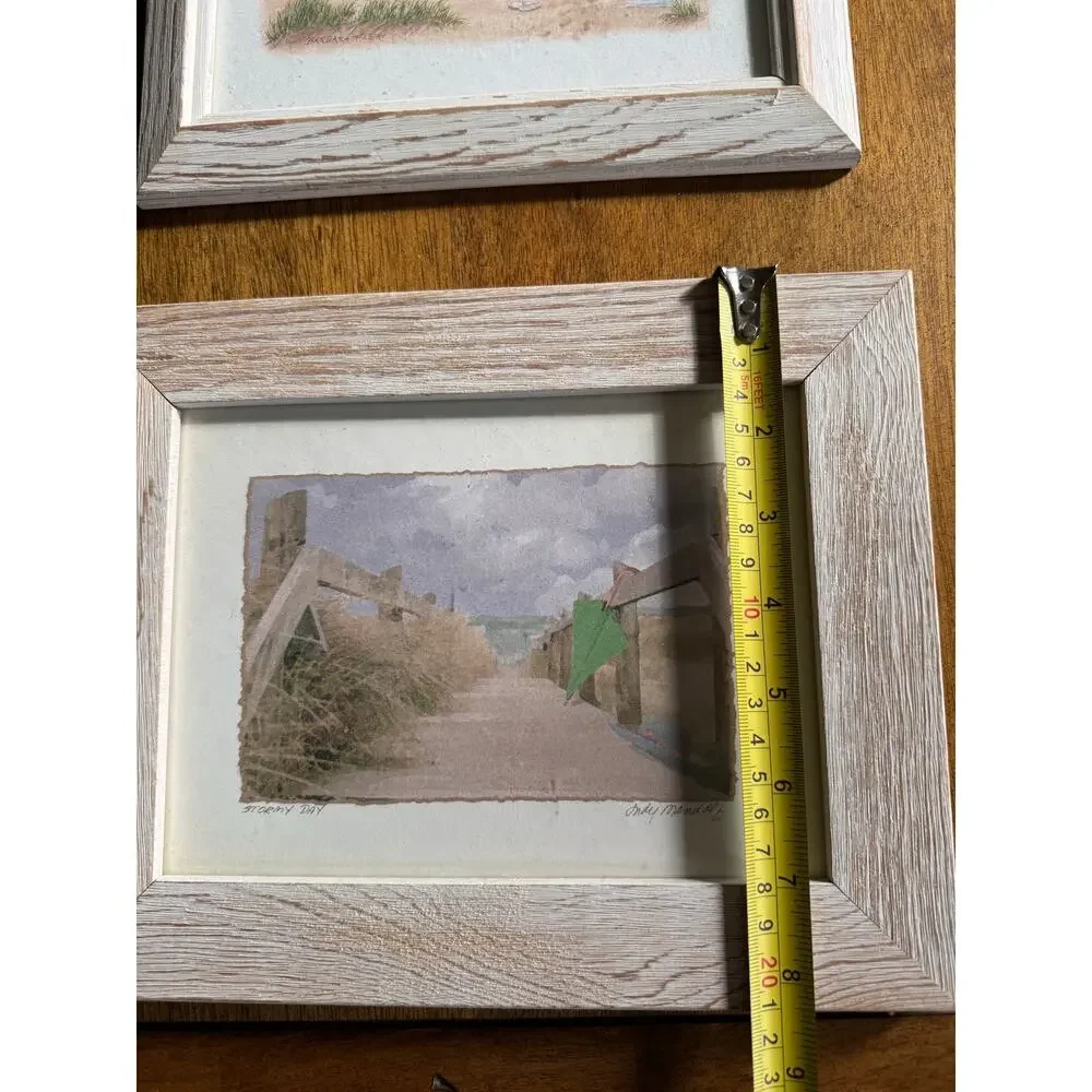 Set of 2 Coastal Beach Framed Prints Barbara Fleri Judy Mandolf - Picture 9 of 9